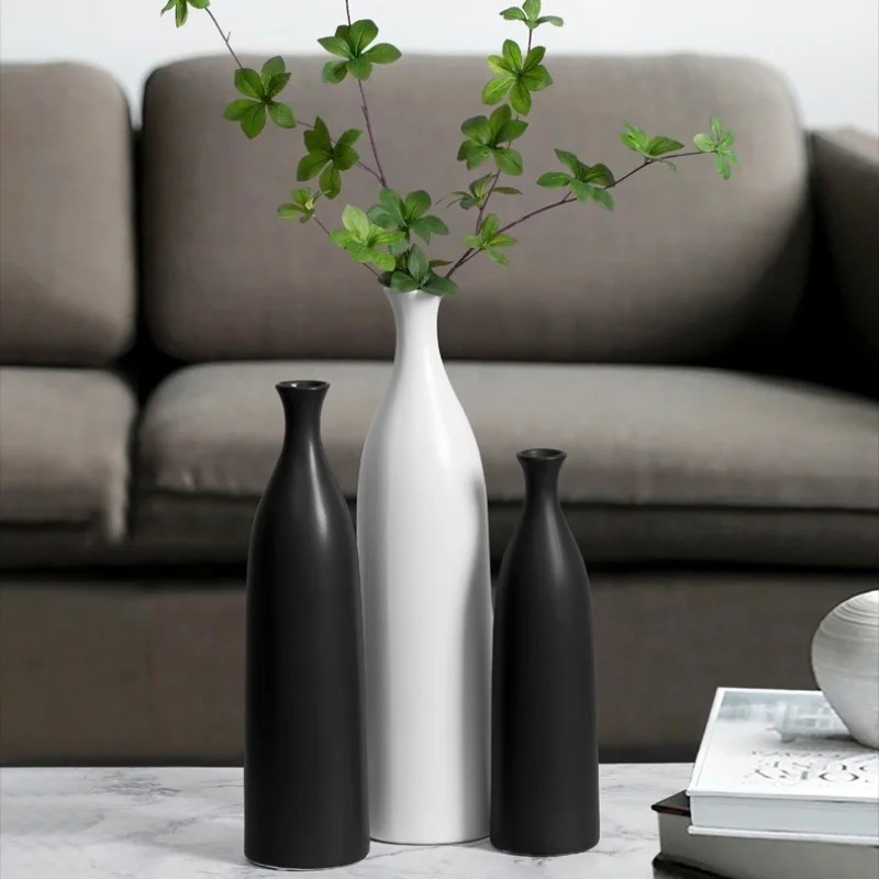 Vase en céramique moderne pour décoration florale élégante 3