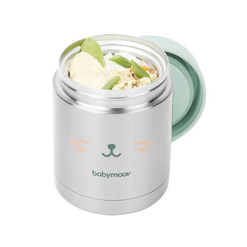 Pack Mixeur cuiseur Babymoov Nutribaby Plus 230 W Blanc + 1 Container Isy Inox 6