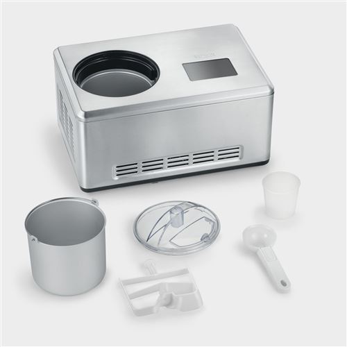 Sorbetière avec fonction yaourtière 2 en 1 Severin EZ 7406 180 W Argent 4