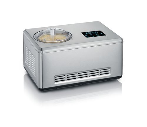 Sorbetière avec fonction yaourtière 2 en 1 Severin EZ 7406 180 W Argent 2