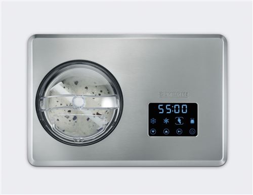 Sorbetière avec fonction yaourtière 2 en 1 Severin EZ 7406 180 W Argent 3