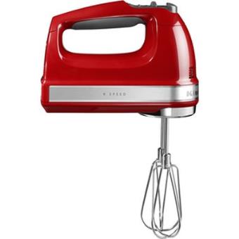 Batteur à main KitchenAid 9 vitesses 5KHM9212EER, Rouge Empire