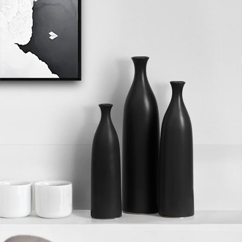 Vase en céramique moderne pour décoration florale élégante 2