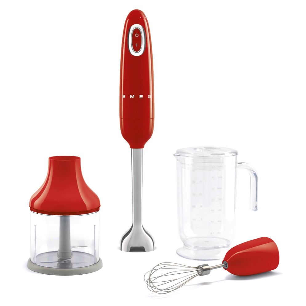 Pied mixeur Smeg Années 50 HBF03RDEU 700 W Rouge
