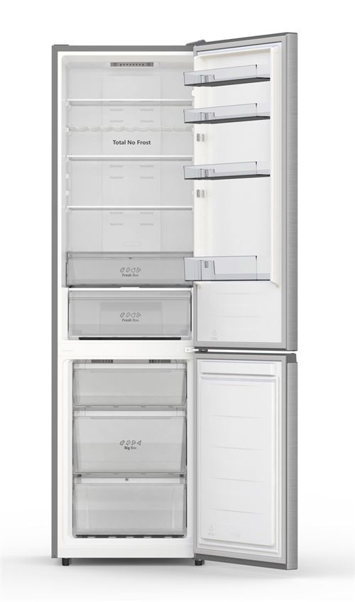 Réfrigérateur congélateur en bas HISENSE FCN331ACA Inox 3