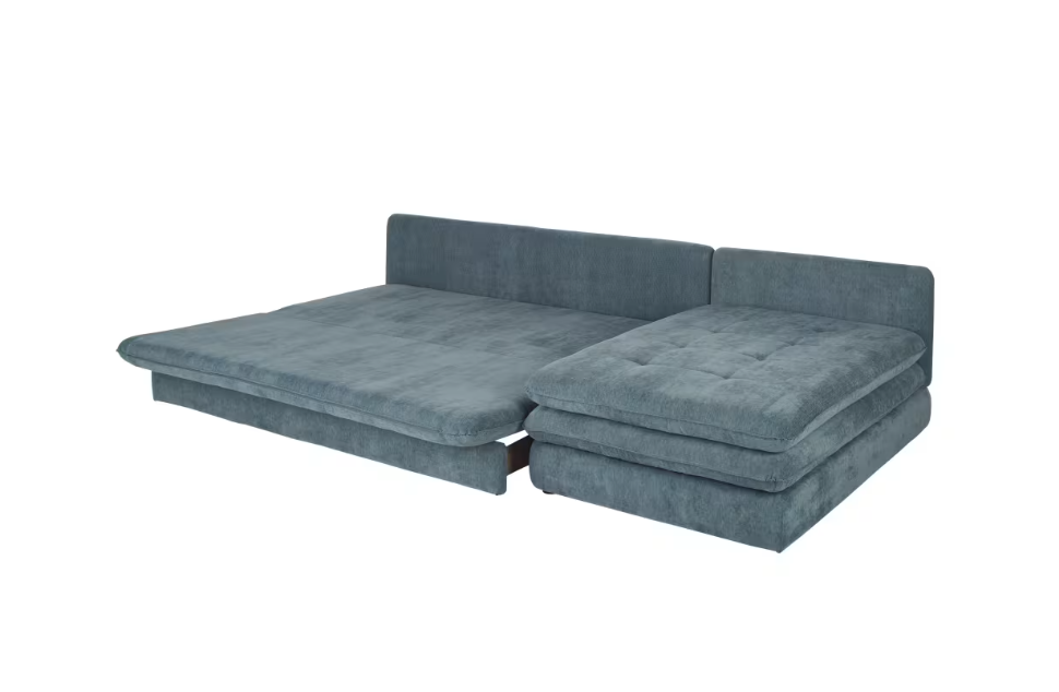 Clio - Canapé d'angle convertible 3/4 places en tissu 2