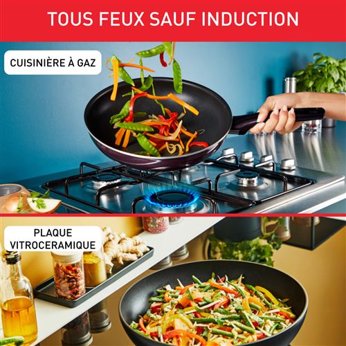 Poele Tefal Glossy Shine 24 cm B6890422 Beige 3