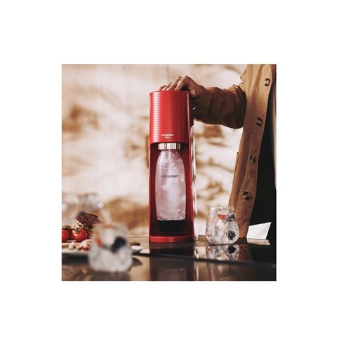 Pack Machine à soda et eau gazeuse Sodastream Terra Rouge avec 1 cylindre 3